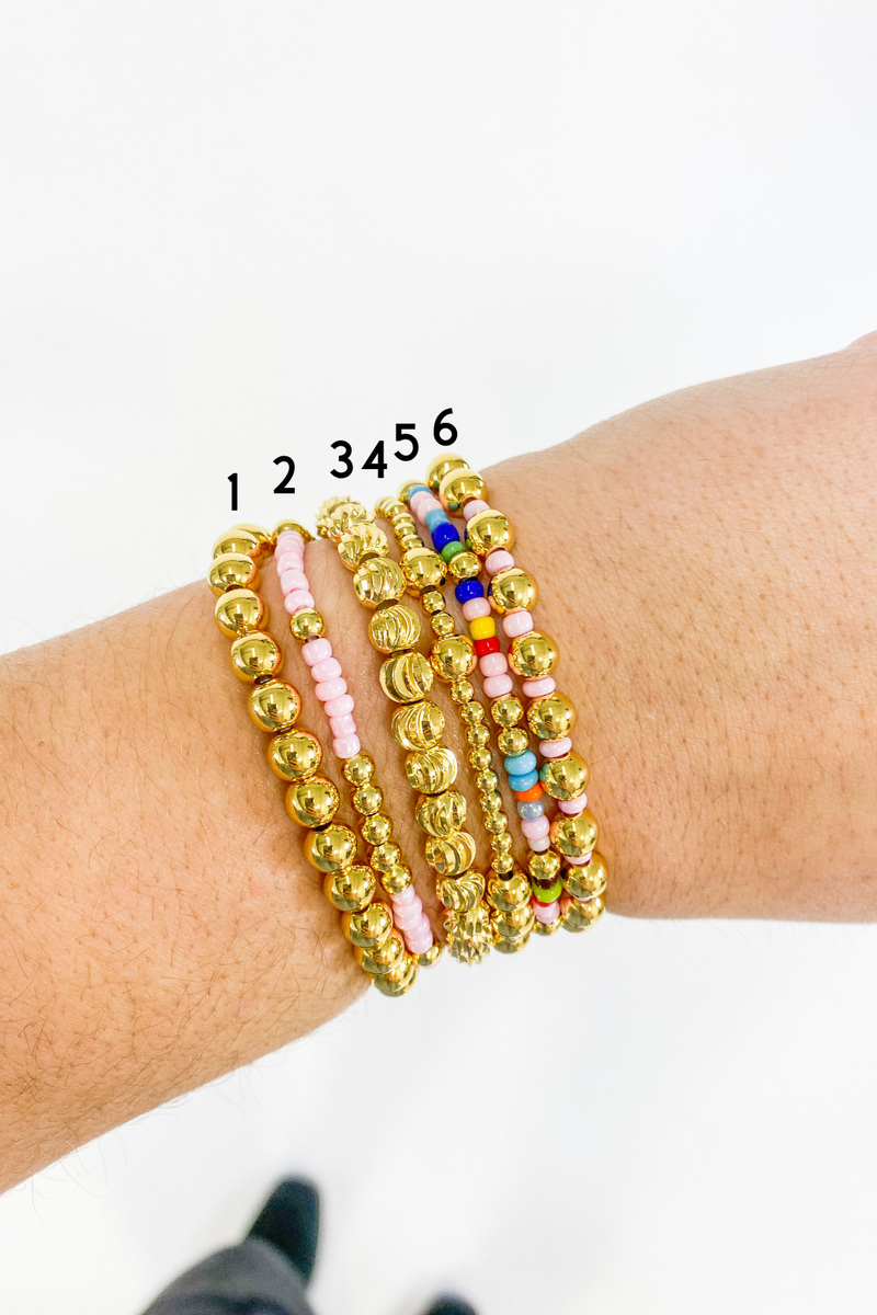 Pink Bracelet Set- SOLD INDIVIDUALLY