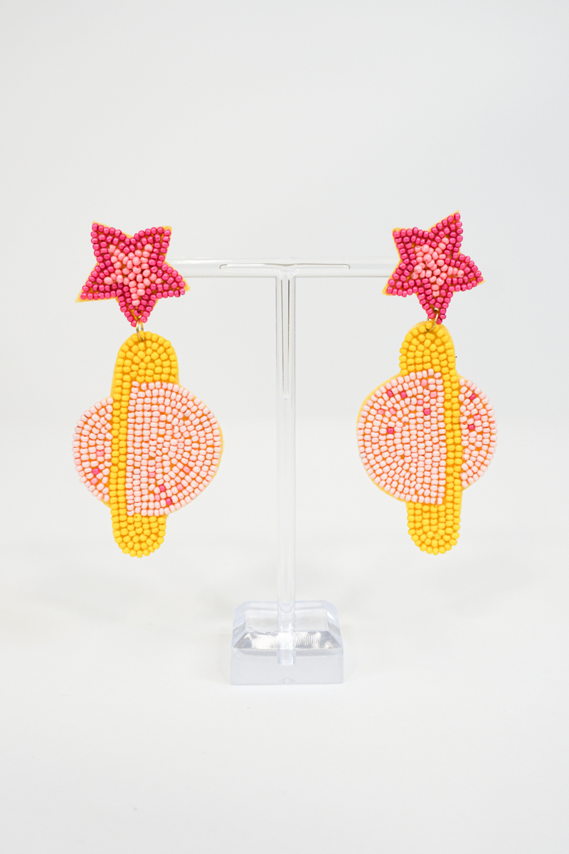 Out of This World Beaded Earrings