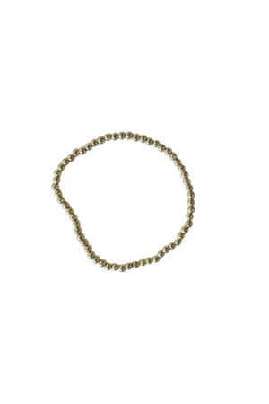 Plain Stretchy Bracelet- Gold